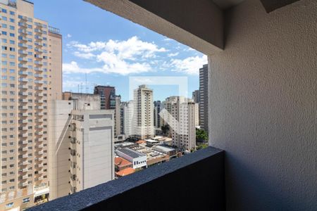 Sacada de apartamento à venda com 1 quarto, 25m² em Vila Nova Conceição, São Paulo