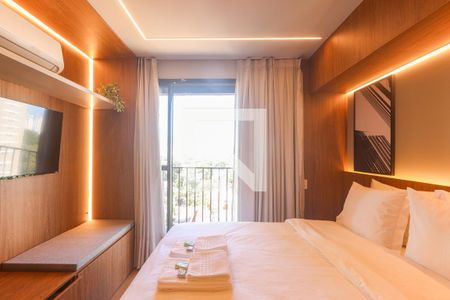 Quarto Suíte de kitnet/studio para alugar com 1 quarto, 24m² em Vila Olímpia, São Paulo