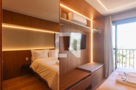 Quarto Suíte de kitnet/studio para alugar com 1 quarto, 24m² em Vila Olímpia, São Paulo