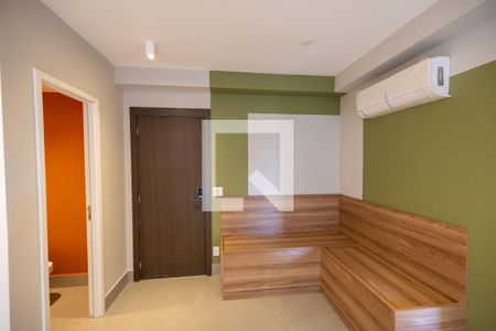 Sala_Cozinha - Conjugada de apartamento para alugar com 1 quarto, 53m² em Alphaville Industrial, Barueri