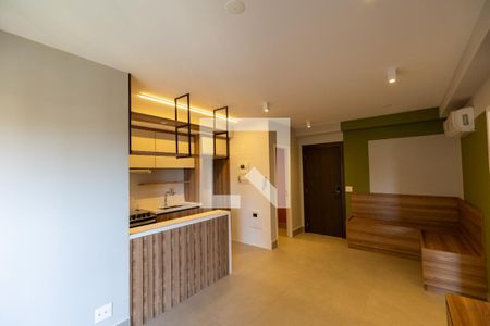 Sala_Cozinha - Conjugada de apartamento para alugar com 1 quarto, 53m² em Alphaville Industrial, Barueri