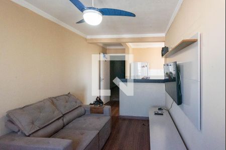 Sala de apartamento para alugar com 2 quartos, 44m² em Loteamento Parque São Martinho, Campinas
