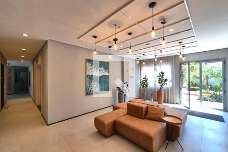 Hall de Entrada  de apartamento para alugar com 1 quarto, 36m² em Botafogo, Campinas