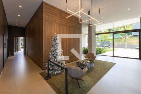 Área comum - Recepção de apartamento para alugar com 3 quartos, 142m² em Vila das Flores, Nova Lima