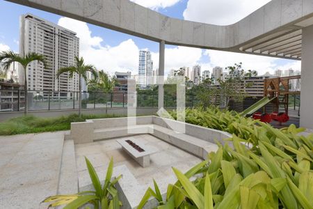 Área comum - Fogueira de apartamento para alugar com 3 quartos, 142m² em Vila das Flores, Nova Lima