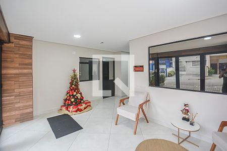 Hall de entrada de apartamento à venda com 1 quarto, 48m² em Vila Campestre, São Bernardo do Campo