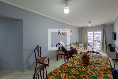 Sala de apartamento para alugar com 2 quartos, 100m² em Guilhermina, Praia Grande