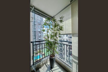 Varanda da Sala de apartamento à venda com 1 quarto, 45m² em Brás, São Paulo