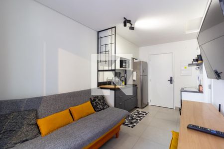 Sala/Cozinha de apartamento para alugar com 1 quarto, 34m² em Pinheiros, São Paulo