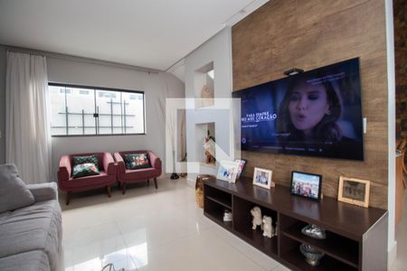 Sala de TV de casa de condomínio para alugar com 4 quartos, 370m² em Condomínio Quintas do Sol, Brasília