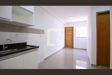 Sala/Cozinha de apartamento à venda com 2 quartos, 42m² em Chácara Mafalda, São Paulo