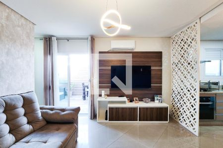 Sala  de apartamento à venda com 2 quartos, 88m² em Vila Luiz Casa, São Bernardo do Campo