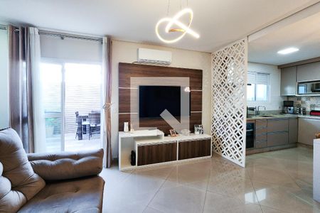 Sala  de apartamento à venda com 2 quartos, 88m² em Vila Luiz Casa, São Bernardo do Campo