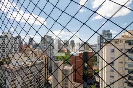 Vista da Varanda da Sala de Estar e Jantar de apartamento para alugar com 3 quartos, 190m² em Paraíso, São Paulo
