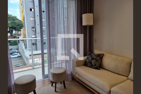 Sala de apartamento à venda com 2 quartos, 72m² em Cambuí, Campinas