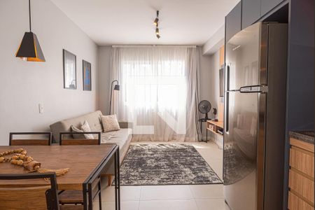 Sala de apartamento à venda com 1 quarto, 33m² em Bela Vista, São Paulo