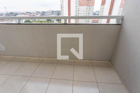 Varanda da sala  de apartamento para alugar com 2 quartos, 45m² em Jardim Canhema, Diadema