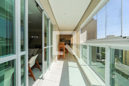 Varanda da Sala de apartamento à venda com 3 quartos, 194m² em Vila Suzana, São Paulo