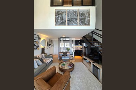 Sala de apartamento para alugar com 1 quarto, 67m² em Itaim Bibi, São Paulo