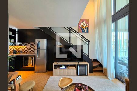 Sala de apartamento para alugar com 1 quarto, 67m² em Itaim Bibi, São Paulo