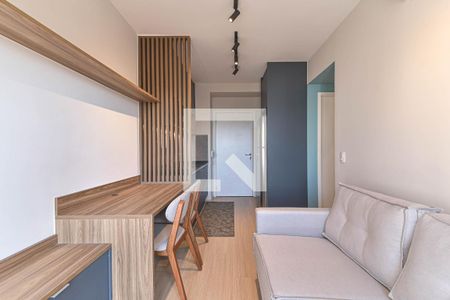 Sala de apartamento para alugar com 1 quarto, 28m² em Mirandópolis, São Paulo