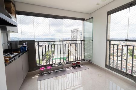 Varanda gourmet de apartamento à venda com 2 quartos, 64m² em Parada Inglesa, São Paulo