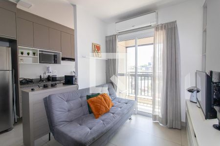 Sala de apartamento à venda com 1 quarto, 40m² em Cambuí, Campinas