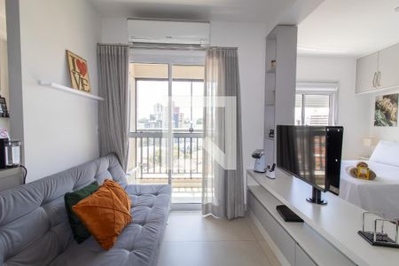 Sala de apartamento à venda com 1 quarto, 40m² em Cambuí, Campinas