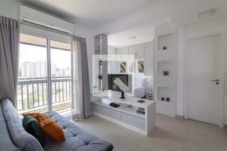 Sala de apartamento à venda com 1 quarto, 40m² em Cambuí, Campinas