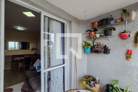 Varanda da Sala de apartamento à venda com 2 quartos, 52m² em Paulicéia, São Bernardo do Campo