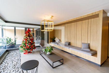 Hall de entrada de apartamento para alugar com 1 quarto, 93m² em Santana, Porto Alegre