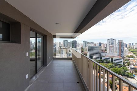 Varanda de kitnet/studio para alugar com 1 quarto, 42m² em Vila Nova Conceição, São Paulo