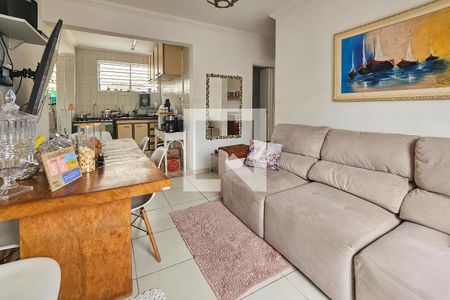 Sala de apartamento para alugar com 2 quartos, 85m² em Vila Maia, Guarujá