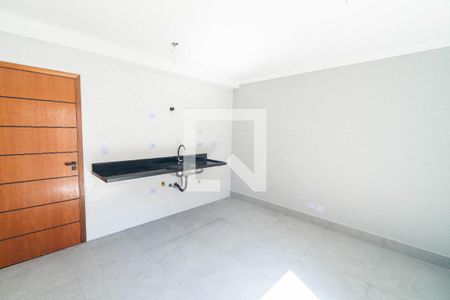 Sala/Cozinha de apartamento à venda com 1 quarto, 28m² em Jardim Oriental, São Paulo