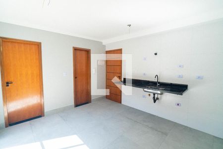 Sala/Cozinha de apartamento à venda com 1 quarto, 28m² em Jardim Oriental, São Paulo