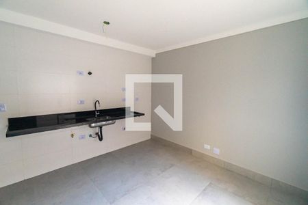 Sala/Cozinha de apartamento à venda com 1 quarto, 25m² em Jardim Oriental, São Paulo