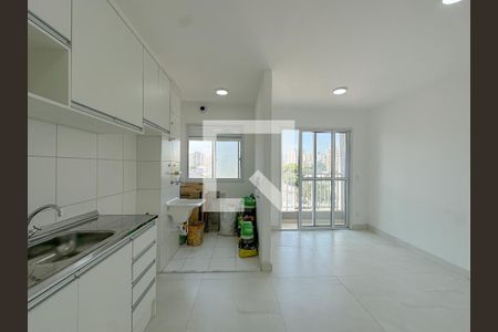 Sala/Cozinha de apartamento para alugar com 2 quartos, 38m² em Barra Funda, São Paulo