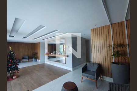 Hall social  de apartamento à venda com 2 quartos, 70m² em Barra da Tijuca, Rio de Janeiro
