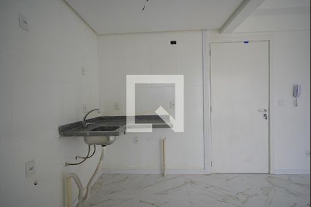 Sala e cozinha de apartamento à venda com 3 quartos, 53m² em Cavalhada, Porto Alegre