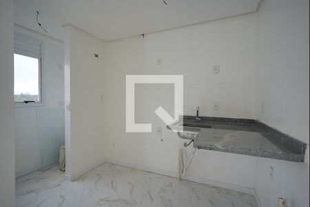 Sala e cozinha de apartamento à venda com 3 quartos, 53m² em Cavalhada, Porto Alegre