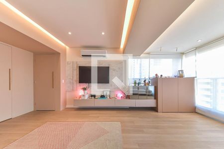 Sala de apartamento para alugar com 2 quartos, 74m² em Brooklin, São Paulo