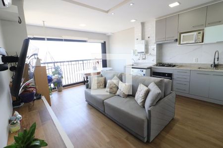 Sala de apartamento para alugar com 1 quarto, 41m² em Continental, Osasco