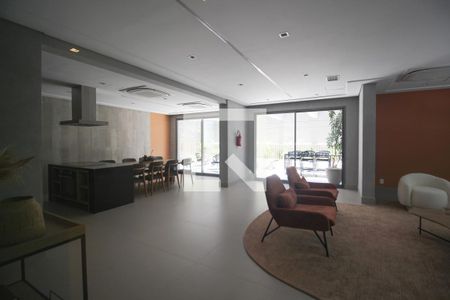 Área comum - Salão de festas de kitnet/studio à venda com 1 quarto, 30m² em Vila Nova Conceição, São Paulo