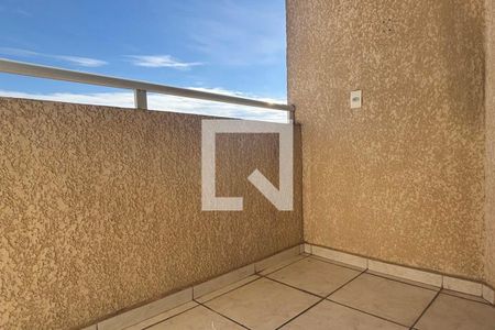 Varanda  da Sala de apartamento para alugar com 2 quartos, 57m² em Vila Quirino de Lima, São Bernardo do Campo