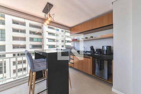 Varanda de apartamento à venda com 2 quartos, 74m² em Cidade Monções, São Paulo