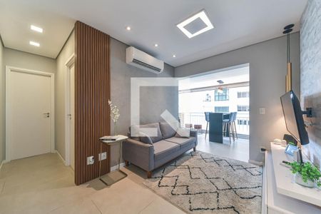 Sala de apartamento à venda com 2 quartos, 74m² em Cidade Monções, São Paulo
