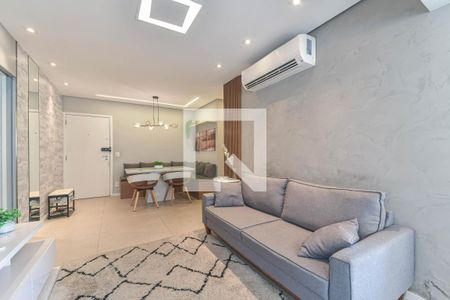 Sala de apartamento à venda com 2 quartos, 74m² em Cidade Monções, São Paulo