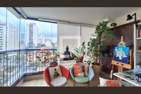 Varanda de apartamento à venda com 3 quartos, 105m² em Pompeia, São Paulo
