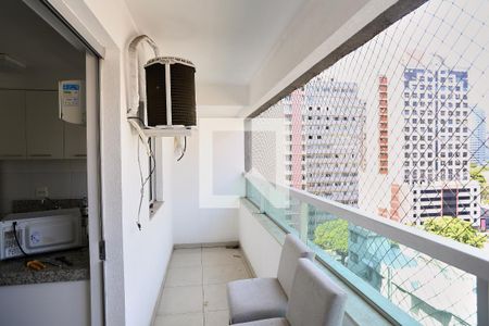 Varanda da Sala de apartamento para alugar com 1 quarto, 45m² em Centro, Belo Horizonte
