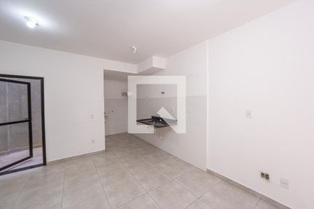Sala/Cozinha e Área de Serviço de apartamento para alugar com 2 quartos, 44m² em Vila Talarico, São Paulo